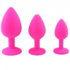 Adult Diary Silicone Anal Plug Jewelry Dildo Vibrator Sex Toys for Woman Prostate Massager Bullet Vibrador Butt Plug For Men Gay Pink