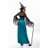 Adult Halloween Witch Costume for Women Sexy Swallow Tail Braces Dress Hat Carnival Party Female Suit 5905 One size