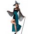 Adult Halloween Witch Costume for Women Sexy Swallow Tail Braces Dress Hat Carnival Party Female Suit 5905 One size