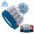 Adult Kid Children Cap Neckerchief Thickened Warm Winter Fleece Lined Knitted Hat Cuffed Beanie Skull Cap Circle Loop Scarf For Skiing Rose hat S