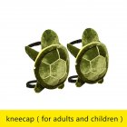 Adult Kids Outdoor Sports Skiing Skating Snowboarding Hip Protective Snowboard Knee Pad Hip Pad  Universal  Green Turtle Kneepad