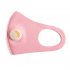 Adult Mask with Breathing Valve Non disposable Ice Silk Washable Sunscreen and Dustproof Mask white Adult