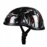Adult Motorcycle Half Face Vintage Helmet Hat Cap Motorcross Moto Racing Helmets Pack wolf red