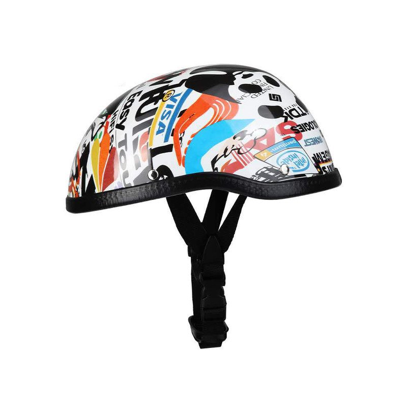 Adult Motorcycle Half Face Vintage Helmet Hat Cap Motorcross Moto Racing Helmets pirate