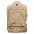 Adult Multi Pocket Fishing Vest Breathable Quick Dry Active Wear Jacket for Outdoor Sports XXXL Khaki  pea green XXXL