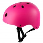 Adult Outdoor Sports Bicycle Road Bike Skateboard Safety Bike Cycling Helmet Head protector Helmet Matte pink L