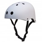 Adult Outdoor Sports Bicycle Road Bike Skateboard Safety Bike Cycling Helmet Head protector Helmet Matte-white_L