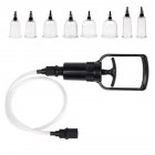 Adult Pussy Nipple Pump Manual Vacuum Vagina Clitoris Pump To Enhance Sexual Pleasure Tools For Women, Female Nipple Clit Suction Sex Toy With 8 Sucker, Adult Sex Toys black