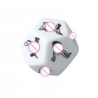 Adult Sexy Toys 12 Sides Sex Dice Sexual Games Dice Couple Erotic Toy Cube Accessoires Sexuels Sexy Toys For Women Sex Shop White single