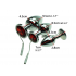 Adult Small Medium Large Full Metal Stainless Steel Anal Plug Electric Shock e Stim Device Parts Accessories Butt Plug with Wire