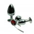 Adult Small Medium Large Full Metal Stainless Steel Anal Plug Electric Shock e Stim Device Parts Accessories Butt Plug with Wire