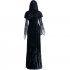 Adult Womens Halloween Scary Witch Cosplay Hoodies Costumes Female Vampire God of Death Grim Reaper Long Dress Party Costumes black XXL