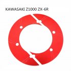 Advanced Motorcycle Rear Chain Gear Decorative Cover for KAWASAKI Z1000 ZX-6R red