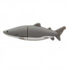 Advanced Silicone Shark Design Flash Drive U Disk USB 2 0   Gray 16G 