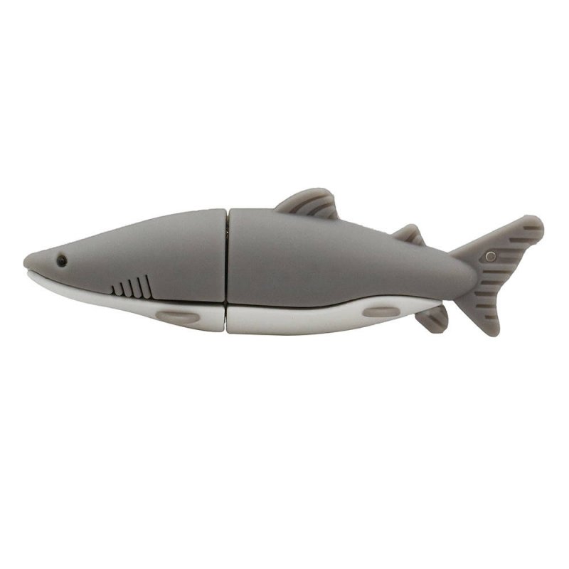 Silicone Shark U Disk USB 2.0 - Gray 32G 