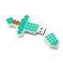 Advanced Silicone Sword Design Flash Drive U Disk USB 2 0   Blue 32G