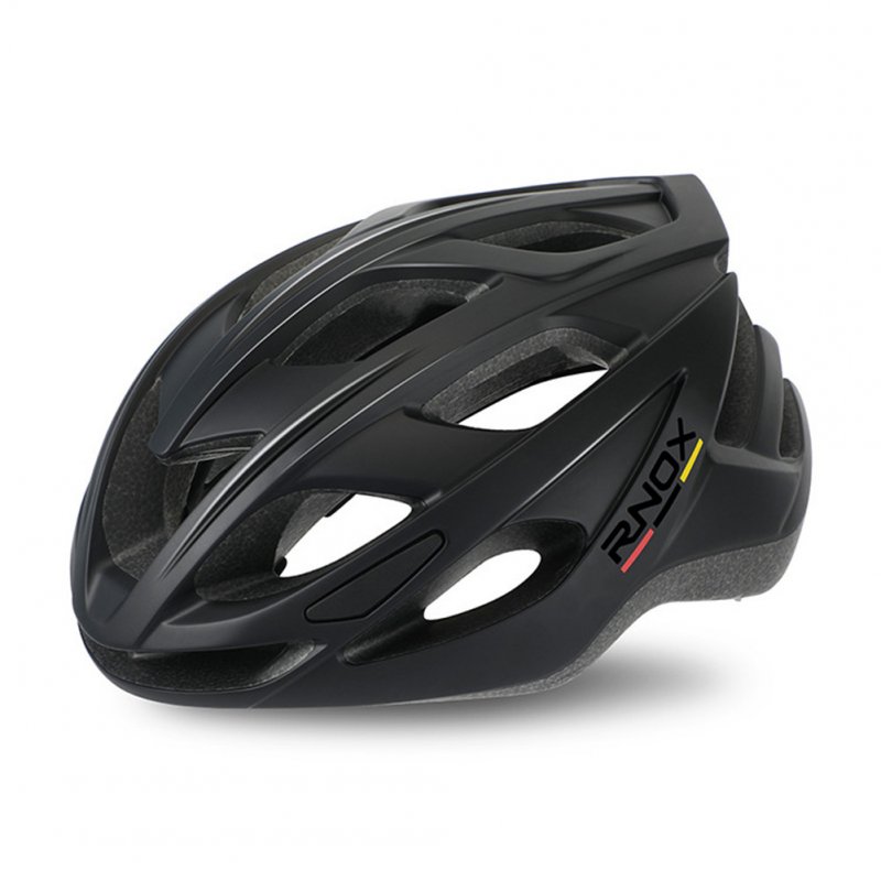 Aerodynamics Helmet Ultralight Unisex Integrated Bicycle Helmet Road Racing Cycling Safety Bike Helmet Riding Equipment Matte Black_One size