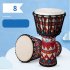 African Djembe Drum Percussion Hand Drum Circle Instrument Standard 8   Percussion Djembe Hand Drum African Sheepskin Drum Professional Drum For Home Party Supp