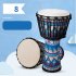 African Djembe Drum Percussion Hand Drum Circle Instrument Standard 8   Percussion Djembe Hand Drum African Sheepskin Drum Professional Drum For Home Party Supp