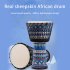 African Djembe Drum Percussion Hand Drum Circle Instrument Standard 8   Percussion Djembe Hand Drum African Sheepskin Drum Professional Drum For Home Party Supp