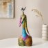 African Sculpures Women Statue Figurines Table Display Ornaments for Home Decoration Type B