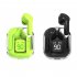 Air 31 Wireless Earbuds Headphones Power Display Earphones With Microphone Charging Case For Sports Laptop TV Computer Phone Gaming black