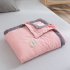 Air Condition Quilt Breathable Simple Summer Quilt for Home Beds Sleeping blue 150 200cm