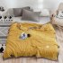 Air Condition Quilt Breathable Simple Summer Quilt for Home Beds Sleeping yellow 150 200cm