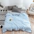 Air Condition Quilt Breathable Simple Summer Quilt for Home Beds Sleeping blue 150 200cm