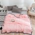 Air Condition Quilt Breathable Simple Summer Quilt for Home Beds Sleeping yellow 150 200cm