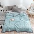 Air Condition Quilt Breathable Simple Summer Quilt for Home Beds Sleeping green 150 200cm