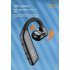 Air Conduction Single Ear Earhook Headset Wireless Bluetooth 5 2 Headphones Sports Earphones Black