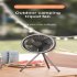 Air Cooling Fan 10000mah Battery Capacity Multifunction Home Appliances Usb Chargeable Desk Tripod Stand Ceiling Fan With Night Light Gray