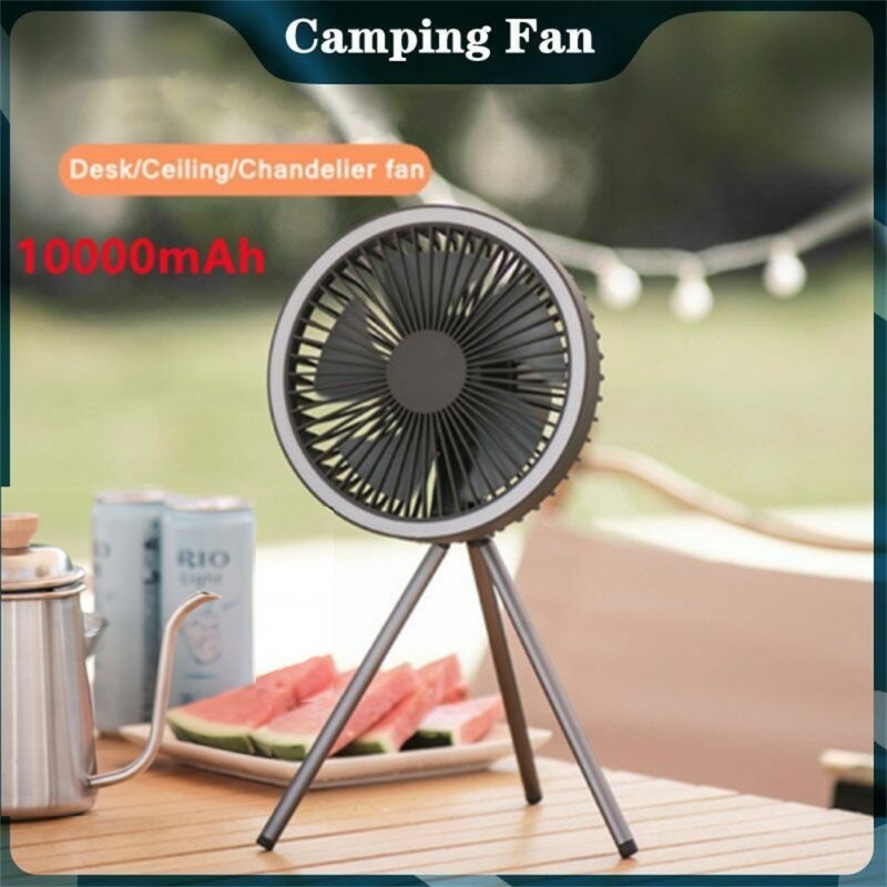 Air Cooling Fan 10000mah Battery Capacity Usb Chargeable with Night Light
