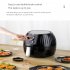 Air  Fryer 5 5l Large capacity Electric Cooker For Kitchen Grill Toaster Roast Reheat Bake NeutralUK Plug Machinery