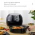Air  Fryer 5 5l Large capacity Electric Cooker For Kitchen Grill Toaster Roast Reheat Bake Neutral US Plug machinery