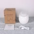 Air Humidifier Mini Silent for Home Hotel USB Plug in 120ml Atomized Essential Oil Lamp White