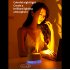Air Humidifier Sunset Atmosphere Lamp USB Rechargeable LED Projector Lamps Multi Functional Air Purifier Desk Bedside Night Lights For Sleeping Relaxing Mood Di