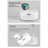 Air Humidifier Sunset Atmosphere Lamp USB Rechargeable LED Projector Lamps Multi Functional Air Purifier Desk Bedside Night Lights For Sleeping Relaxing Mood Di