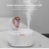 Air Humidifier Sunset Atmosphere Lamp USB Rechargeable LED Projector Lamps Multi Functional Air Purifier Desk Bedside Night Lights For Sleeping Relaxing Mood Di