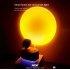 Air Humidifier Sunset Atmosphere Lamp USB Rechargeable LED Projector Lamps Multi Functional Air Purifier Desk Bedside Night Lights For Sleeping Relaxing Mood Di