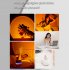 Air Humidifier Sunset Atmosphere Lamp USB Rechargeable LED Projector Lamps Multi Functional Air Purifier Desk Bedside Night Lights For Sleeping Relaxing Mood Di