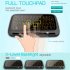 Air Mouse 2 4GHz Wireless Touch Keyboard Air Fly Mouse Plug And Play Mini Backlit Keyboard For PC Smart TV Box Tablet Laptop H18 backlit version