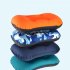 Air Pillow Outdoor Camping Indoor Inflatable Pillow Waist Pillow Camouflage blue