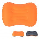 Air Pillow Outdoor Camping Indoor Inflatable Pillow Waist Pillow Orange