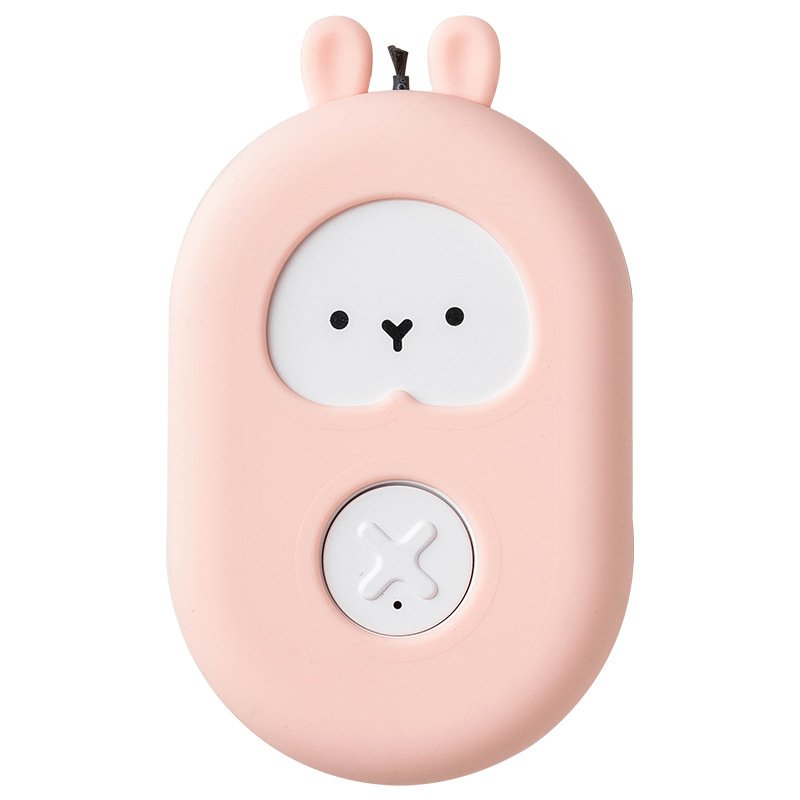 Air Purifier Household USB Charging Negative Ion Air Purifier Portable Necklace for Adults Kids Pink (cute rabbit)