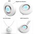 Air Purifier Necklace Mini Negative Ion No Radiation Low Noise for Home Office Indoor Outdoor black
