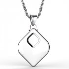Air Purifier Necklace Wearable Mini Portable USB Air Cleaner Negative Ion PM2.5 Air Freshener white