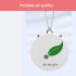 Air Purifier Portable Wearable Necklace Negative Ion Air Freshener Removing Car Deodorization black