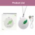 Air Purifier Portable Wearable Necklace Negative Ion Air Freshener Removing Car Deodorization black
